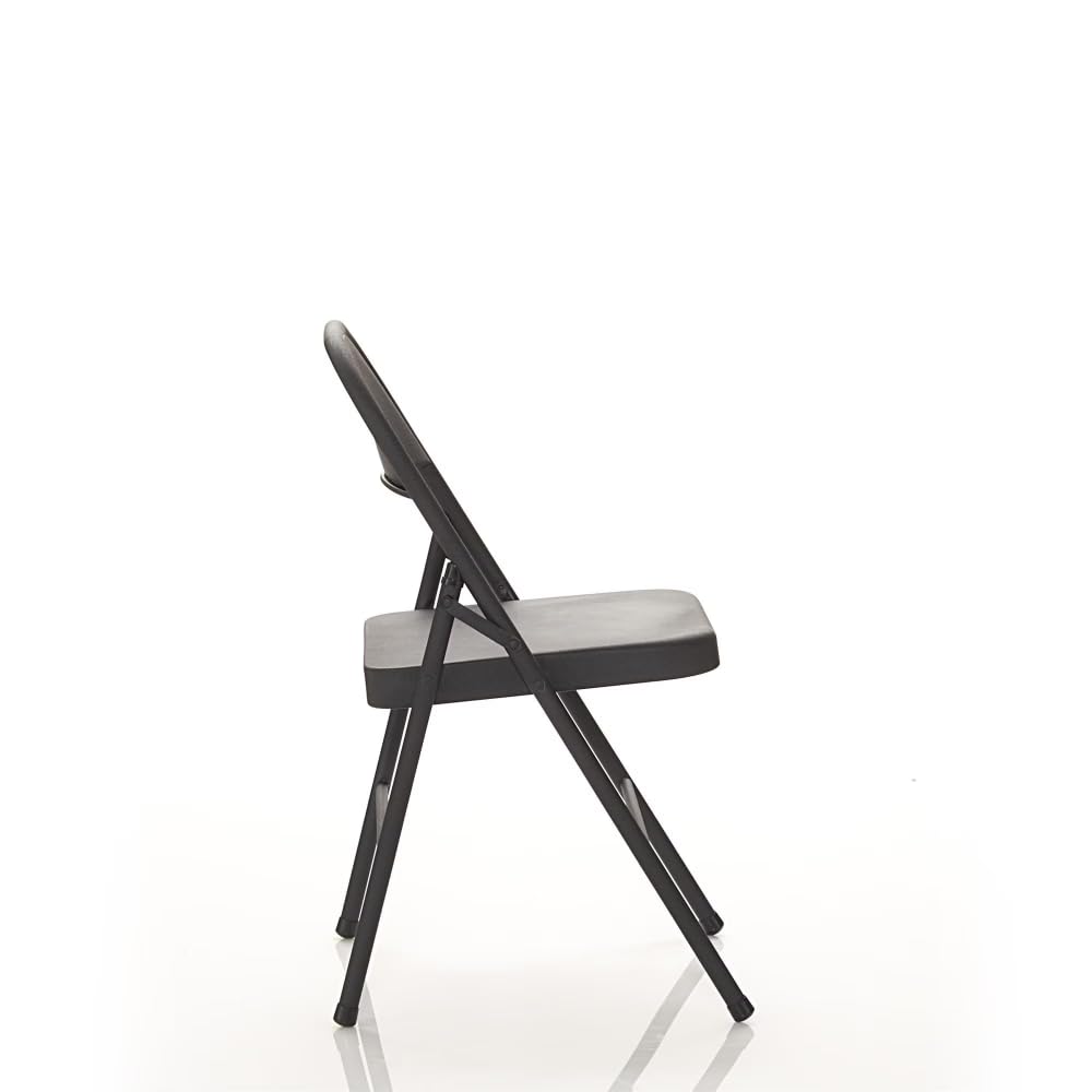 Steel Folding Chair 4 Pack Black K52216