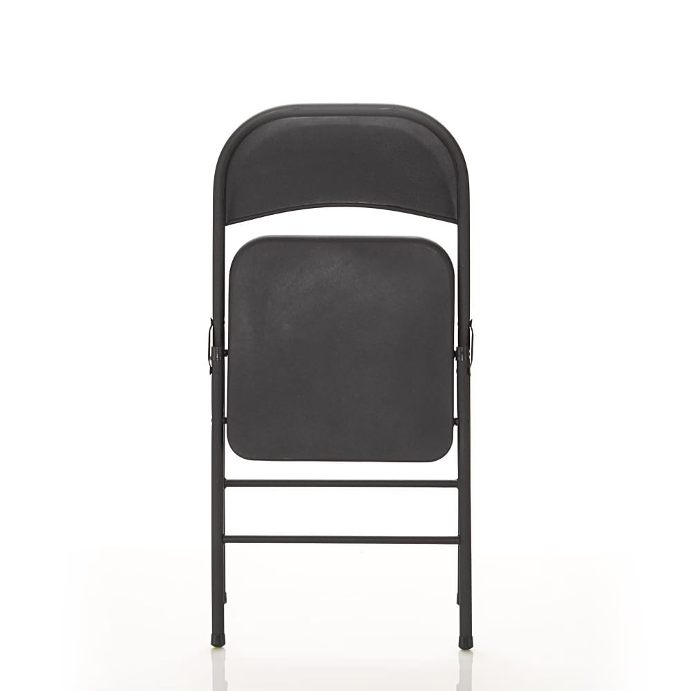 Steel Folding Chair 4 Pack Black K52216
