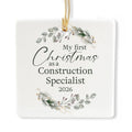 Ceramic 3-inch Square Ornament W5987