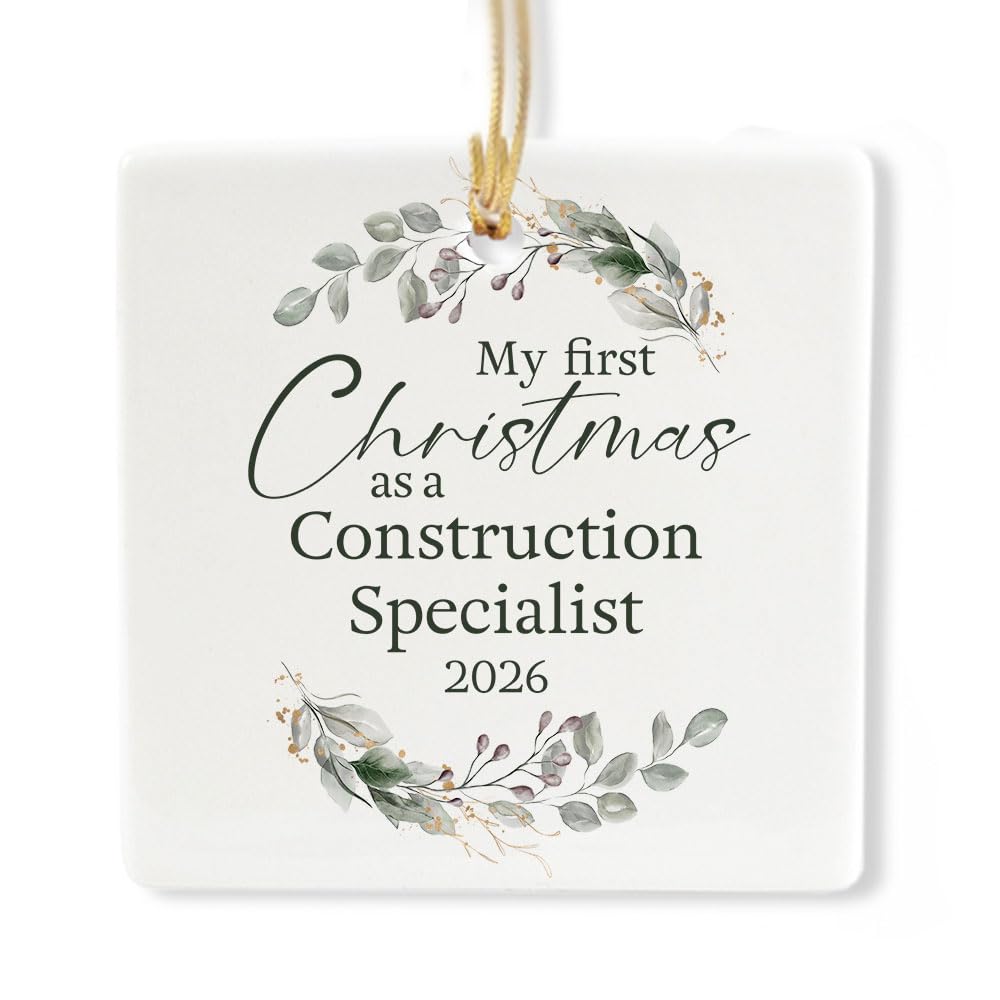 Ceramic 3-inch Square Ornament W5987