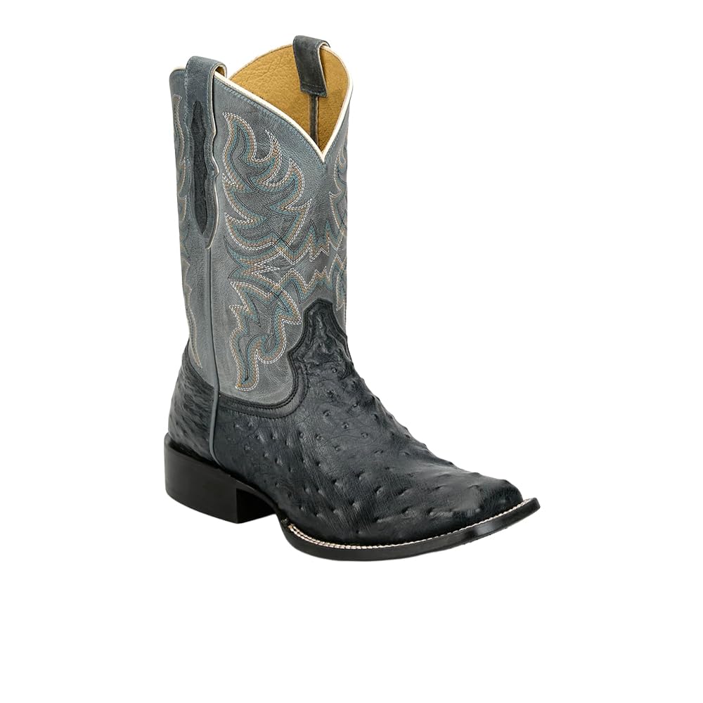 Grey Ostrich Western Boot J7118