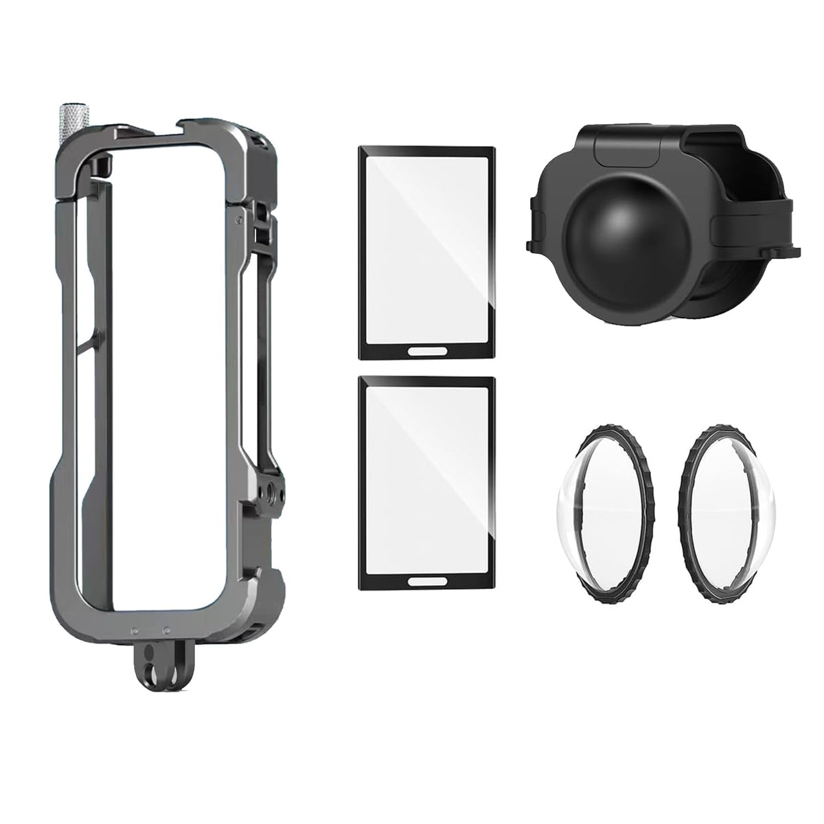 Aluminum Frame Cage Case Lens Guards Screen Protector Camera Accessories Kit S6248