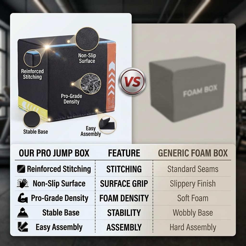3-in-1 Plyometric Box X238506