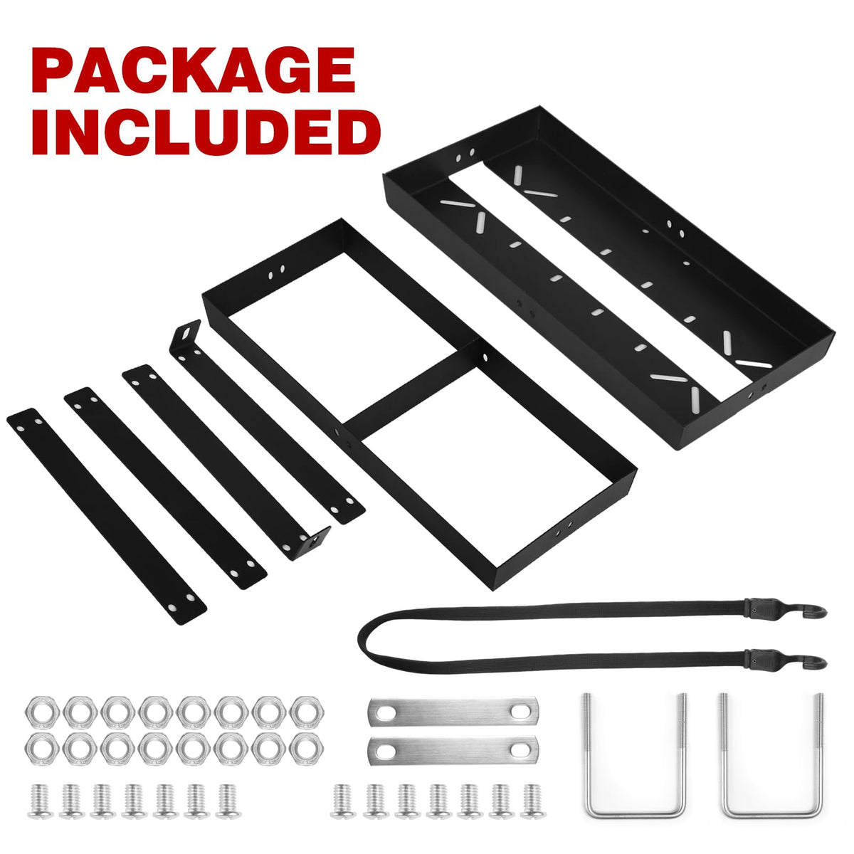 Gas Can Holder with Straps, Fits Two 5 Gallon Gas Can U8912