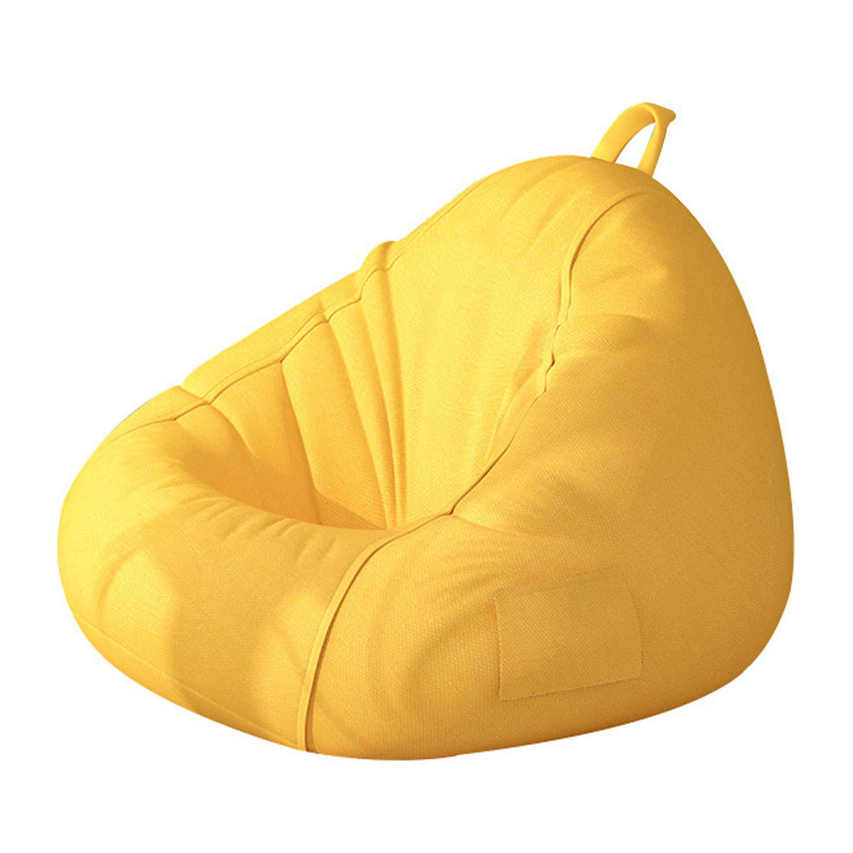 Washable Bean Bag Chair Cover Only 110 * 130cm Yellow H8644