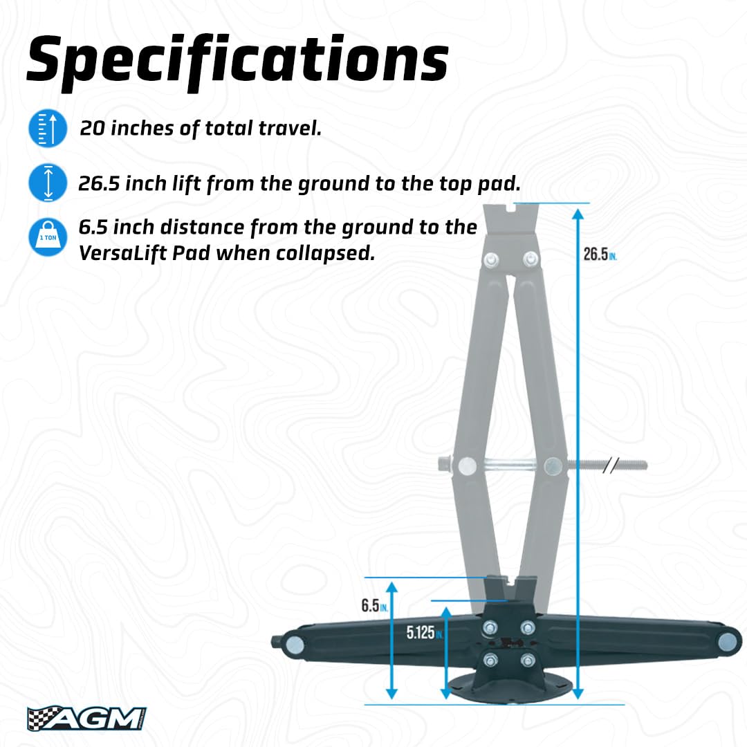 Scissor Jack 2,000 lb C427925