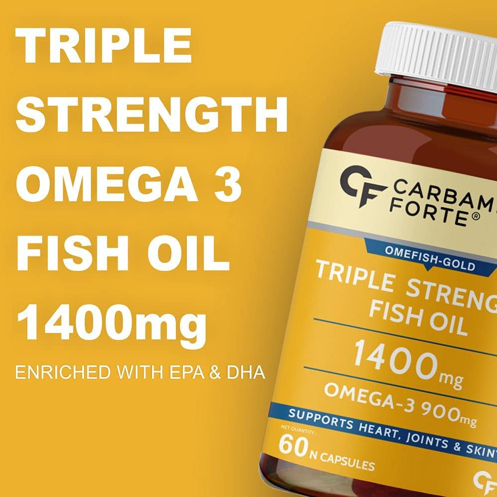 Fish Oil 1400mg Omega 3 900mg 60 Softgel Capsules V928