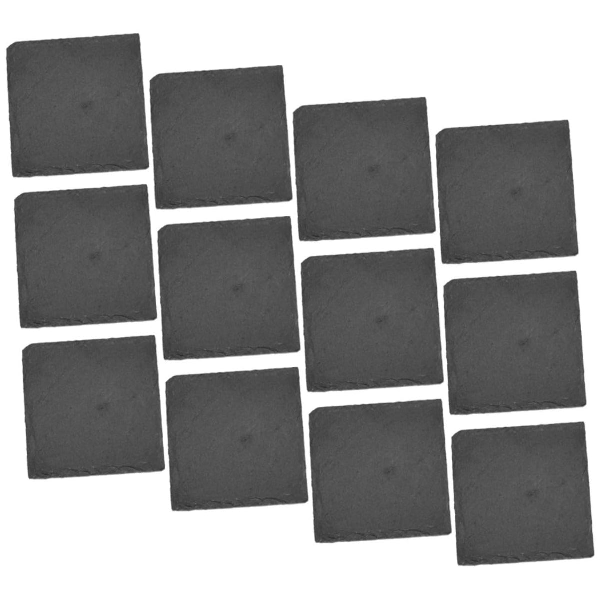 Black Natural Stone Drink Coasters L8072