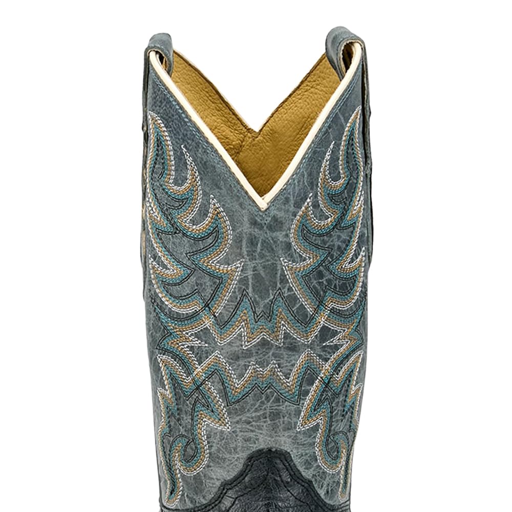 Grey Ostrich Western Boot J7118