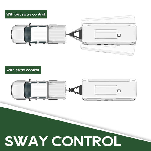 1000lb Weight Distribution Hitch Kit with Sway Control C295052