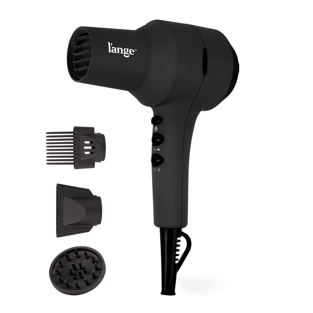 1875 Watt Ionic Hair Dryer with Diffuser & Concentrator, Black P2156