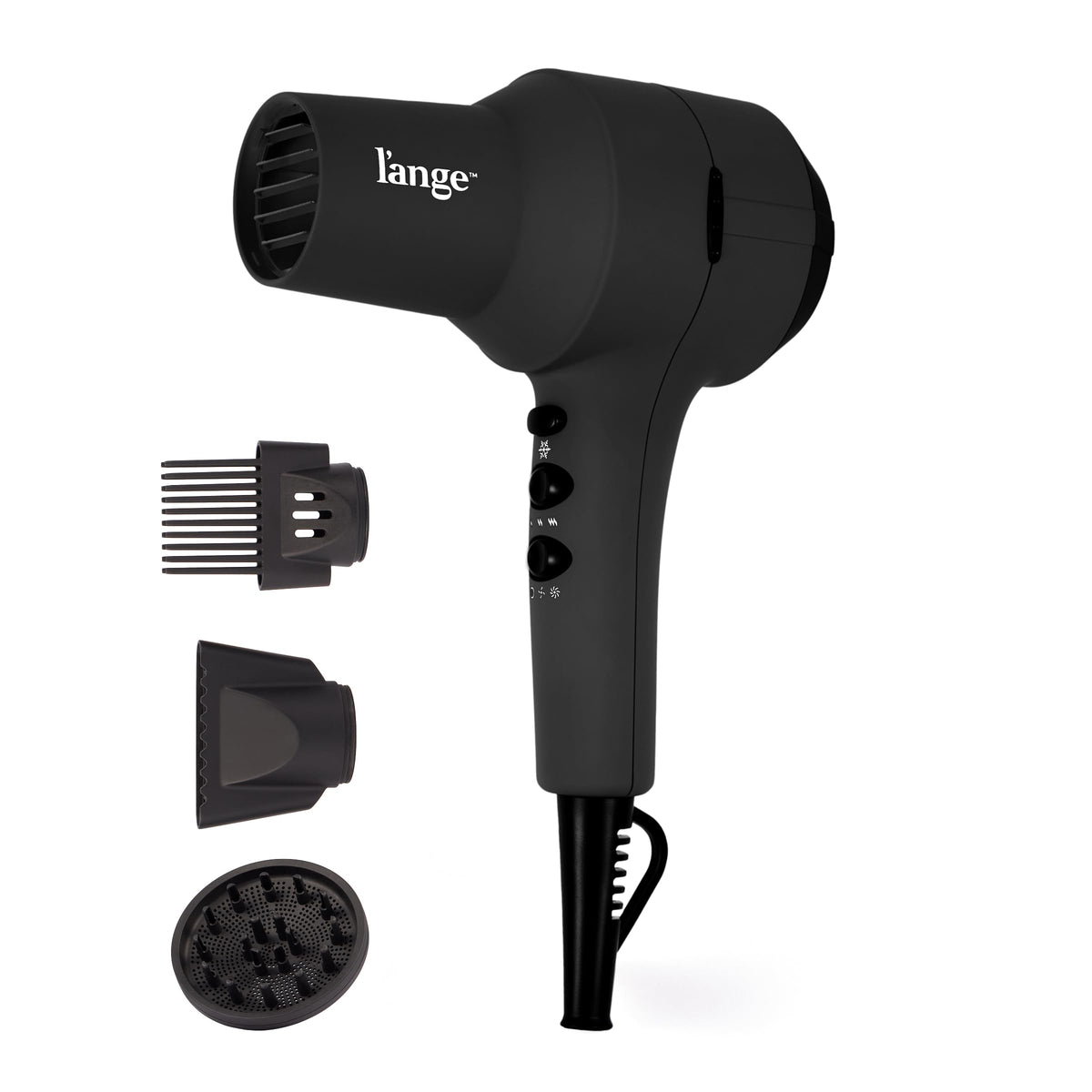 1875 Watt Ionic Hair Dryer with Diffuser & Concentrator, Black P2156