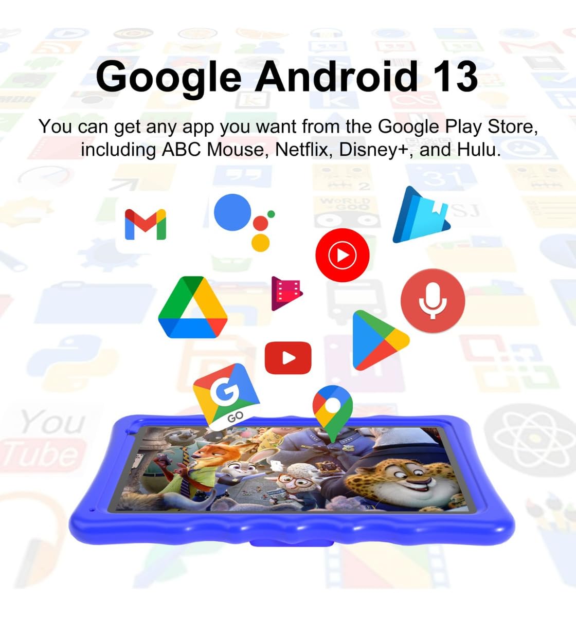 10 Inch Android Tablet with Protective Case C254