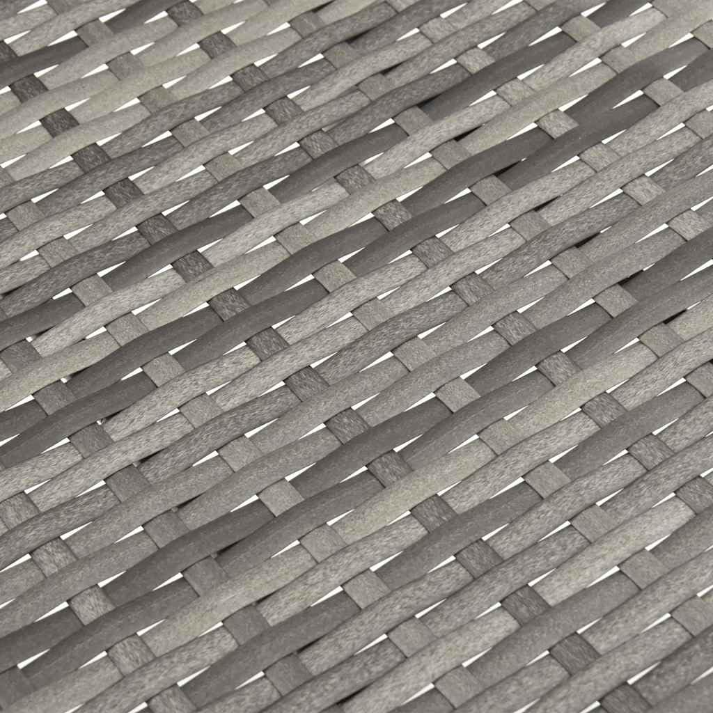 Grey Poly Rattan Stacking Patio Chairs V387991