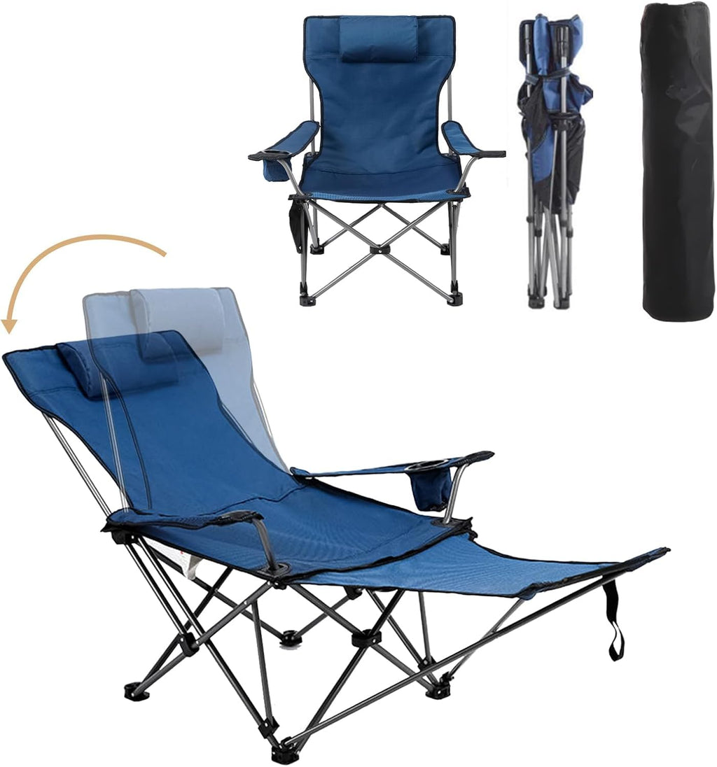 Zero Gravity Reclining Folding Chair with Footrest Cup Holder R9739