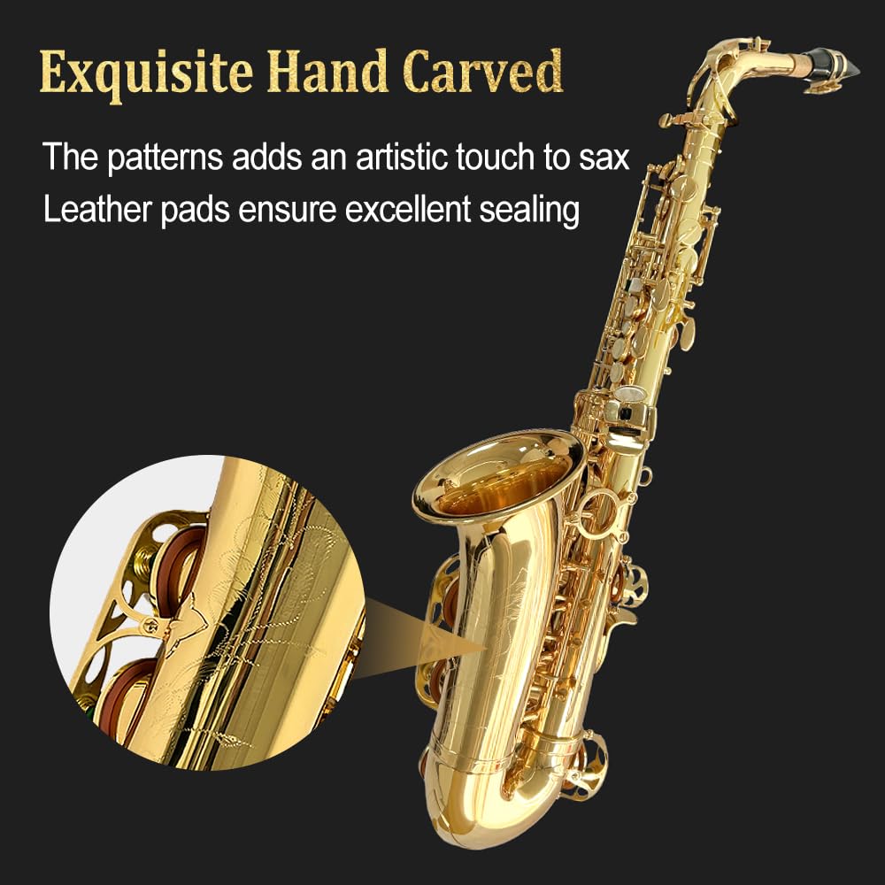 Alto Saxophone with Case & 10 Reeds Y3863