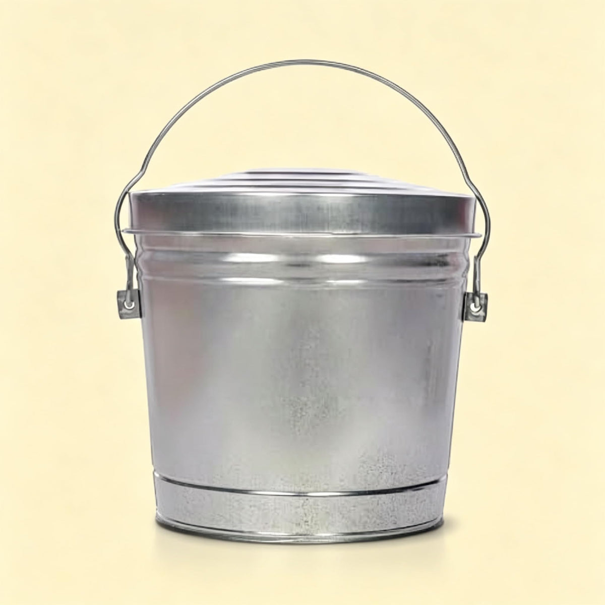 6 Gal Galvanized Steel Storage Can Locking Lid Z799065
