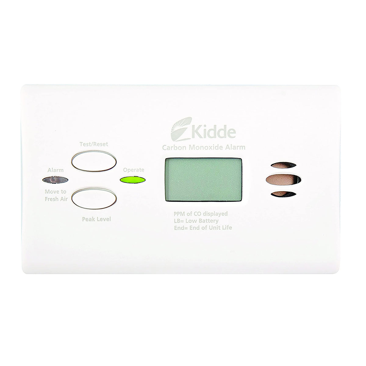 Carbon Monoxide Detector, AA Battery Powered CO Alarm R6204