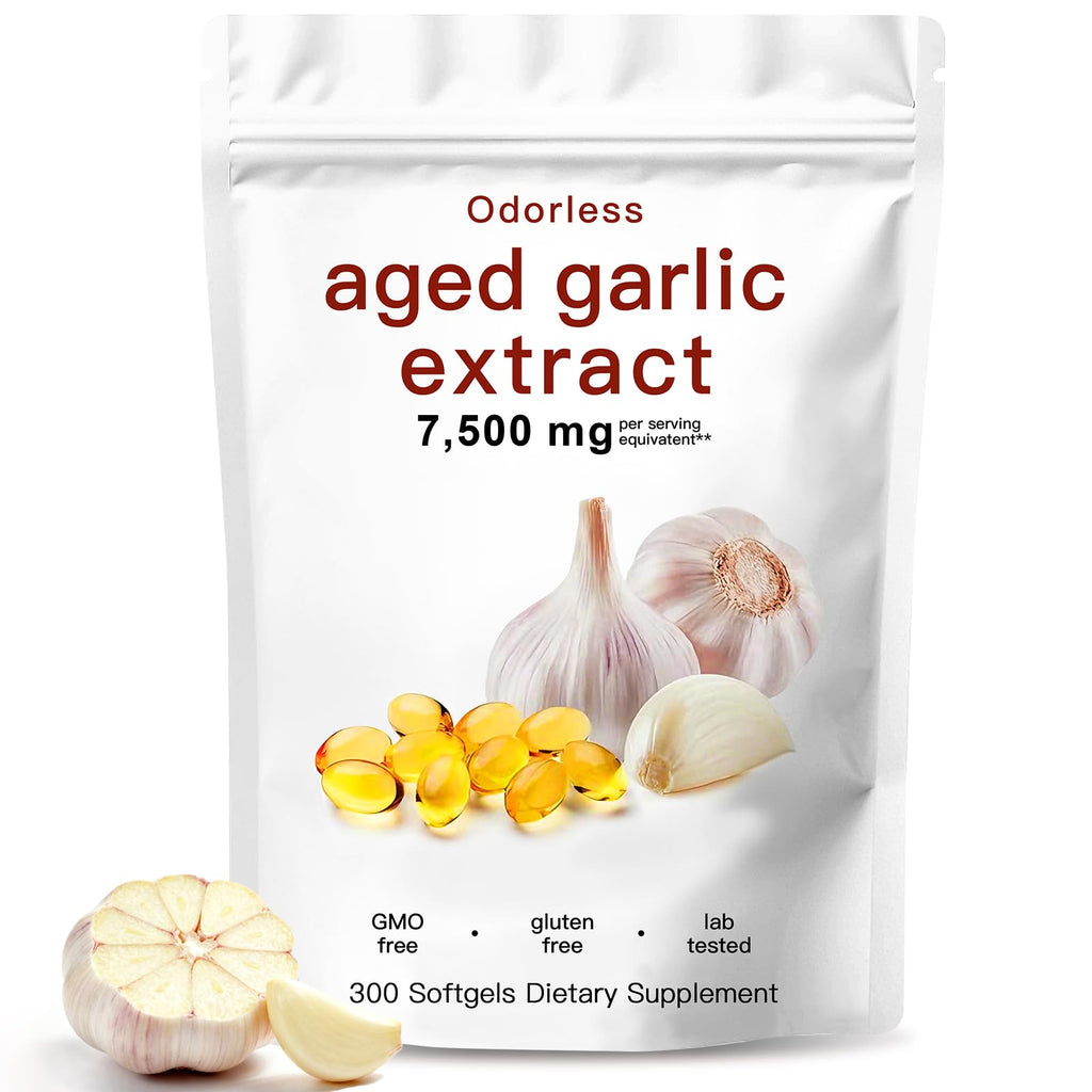 Odorless Organic Aged Garlic Extract Capsules F976769