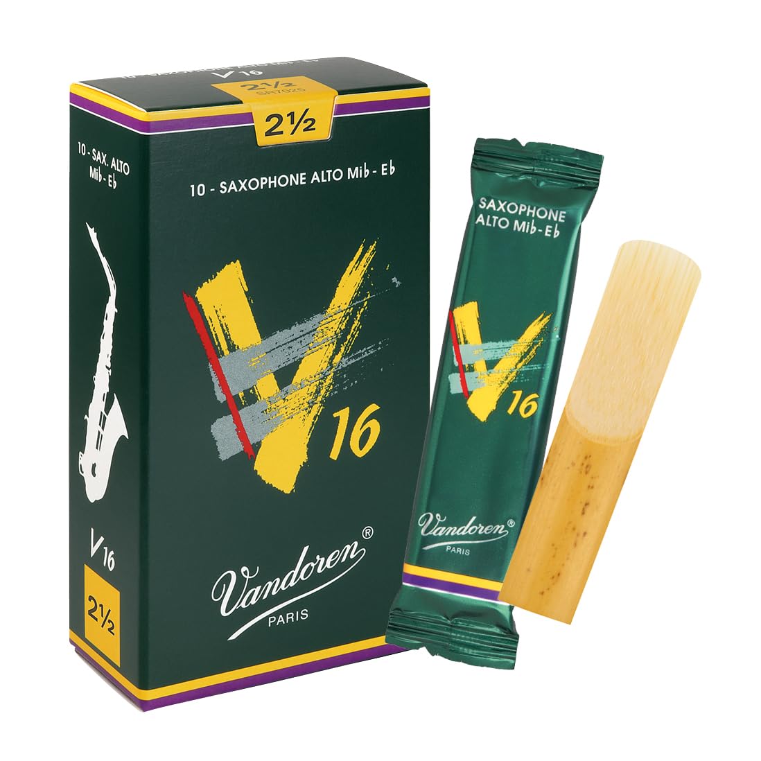 Alto Sax V16 Reeds Strength 2.5 Box of 10 B228335