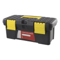 Black 10 Inch Plastic Tool Box J7065
