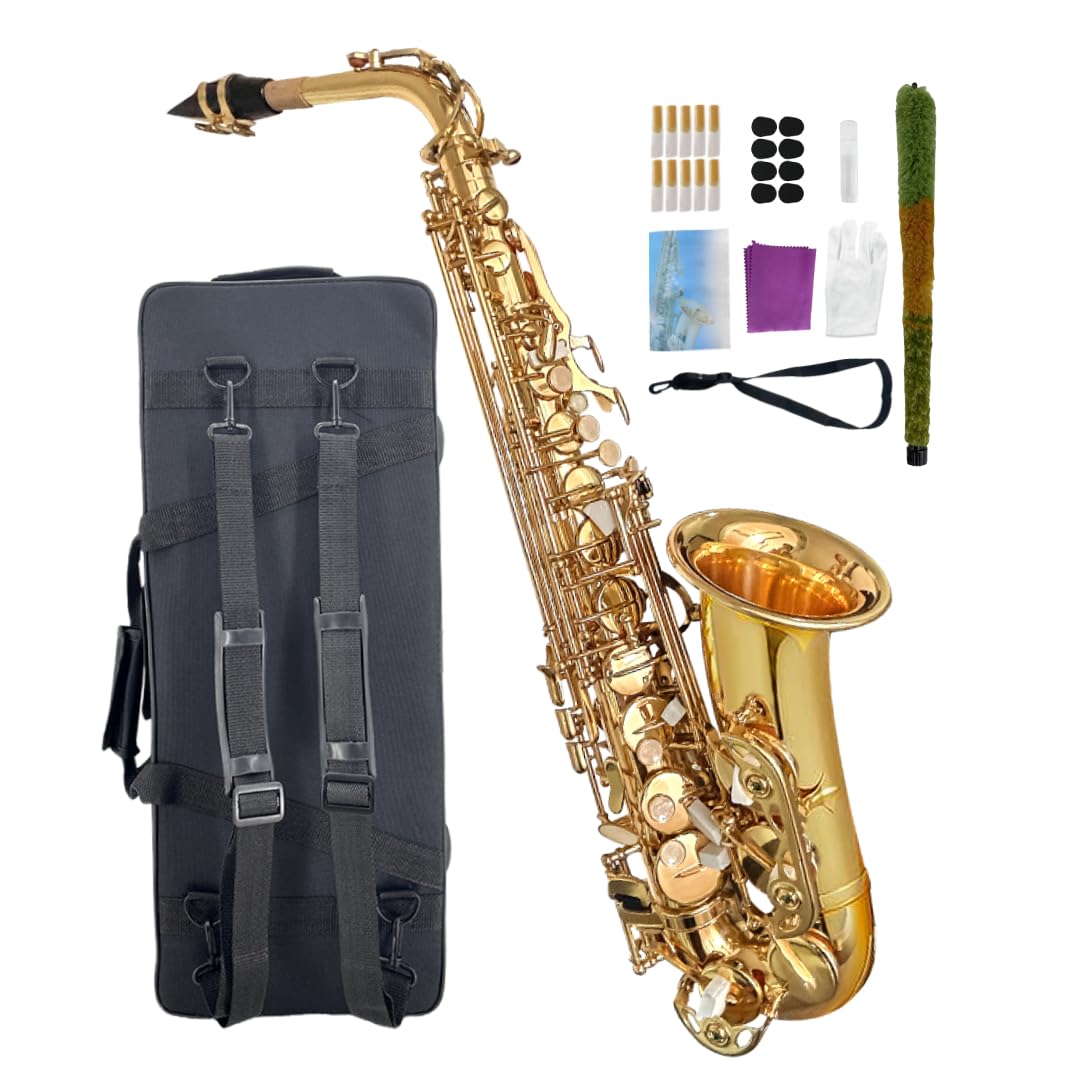 Alto Saxophone with Case & 10 Reeds Y3863