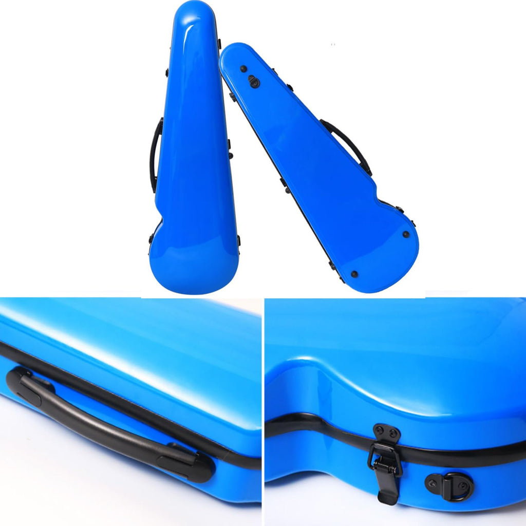 4/4 Full Size Hard Shell Carbon Fiber Violin Case with Straps Q2336
