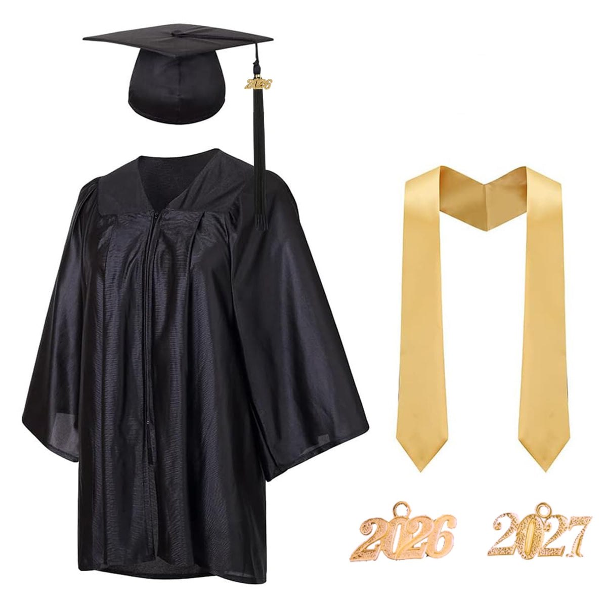 Graduation Cap and Gown Set with Tassel P362