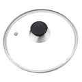 8 Inch Tempered Glass Lid with Stainless Steel Rim T79294