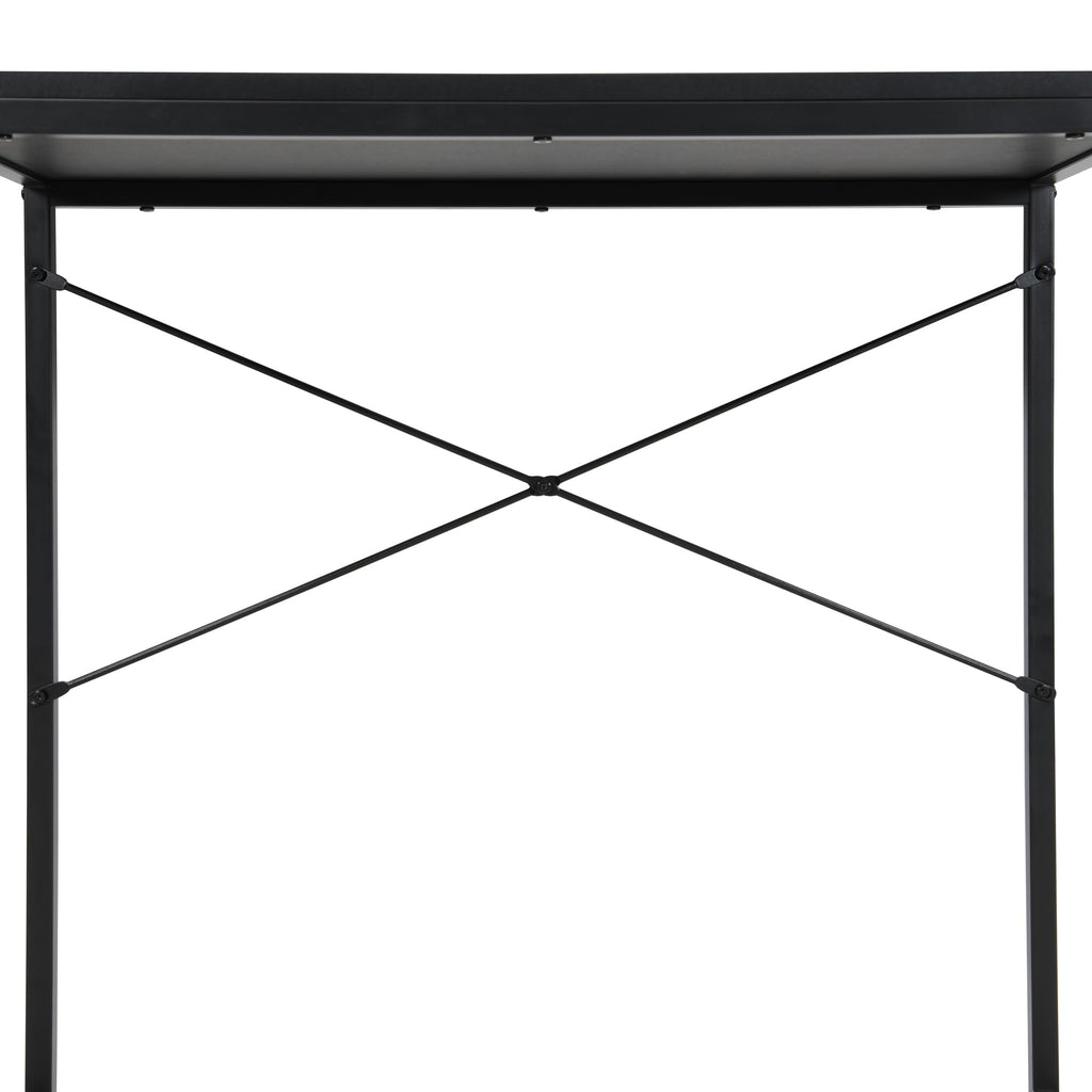 30 Inch Small Rectangular Computer Desk, Black L5915