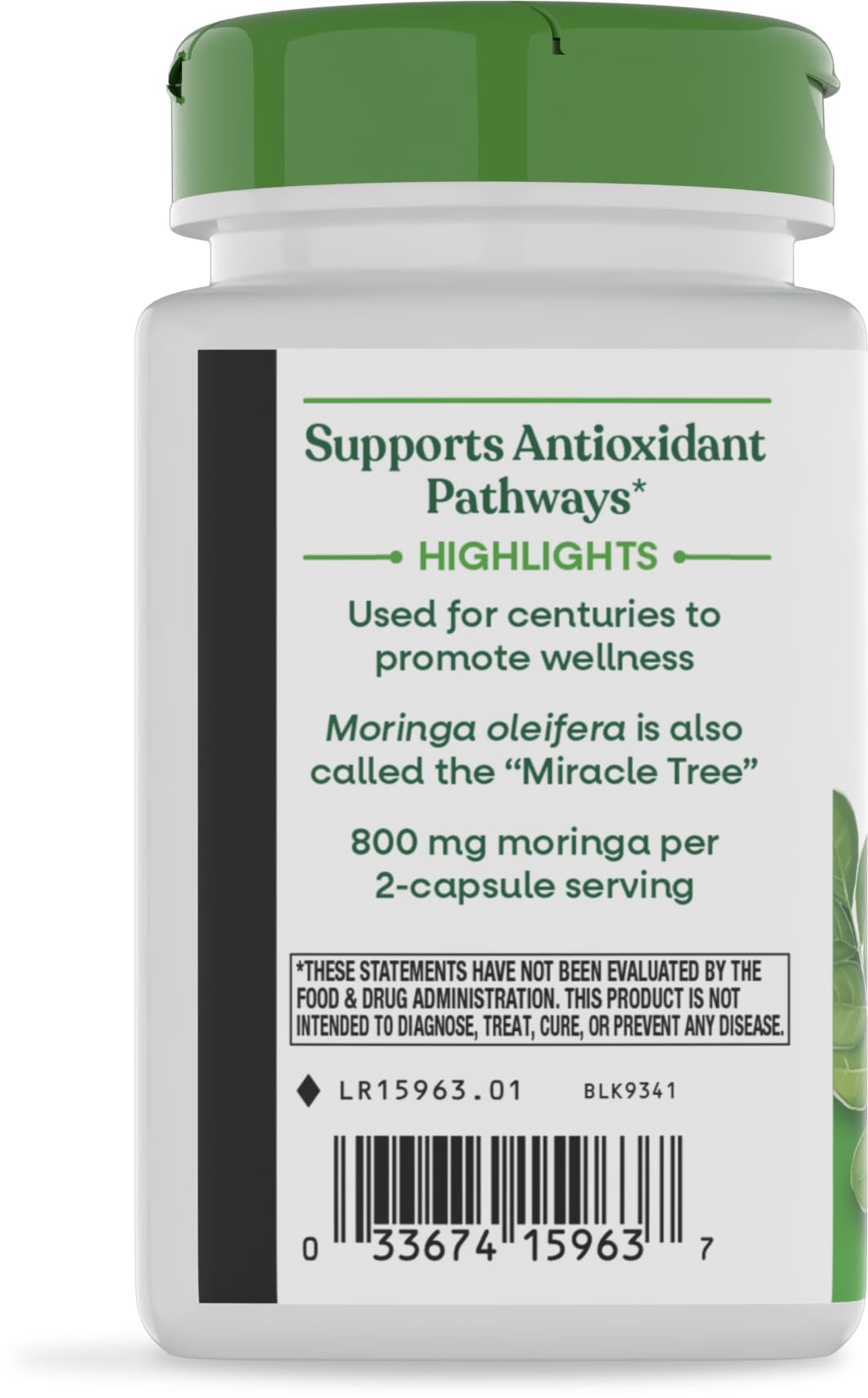 Moringa Leaf 800 mg 120 ct Z893743