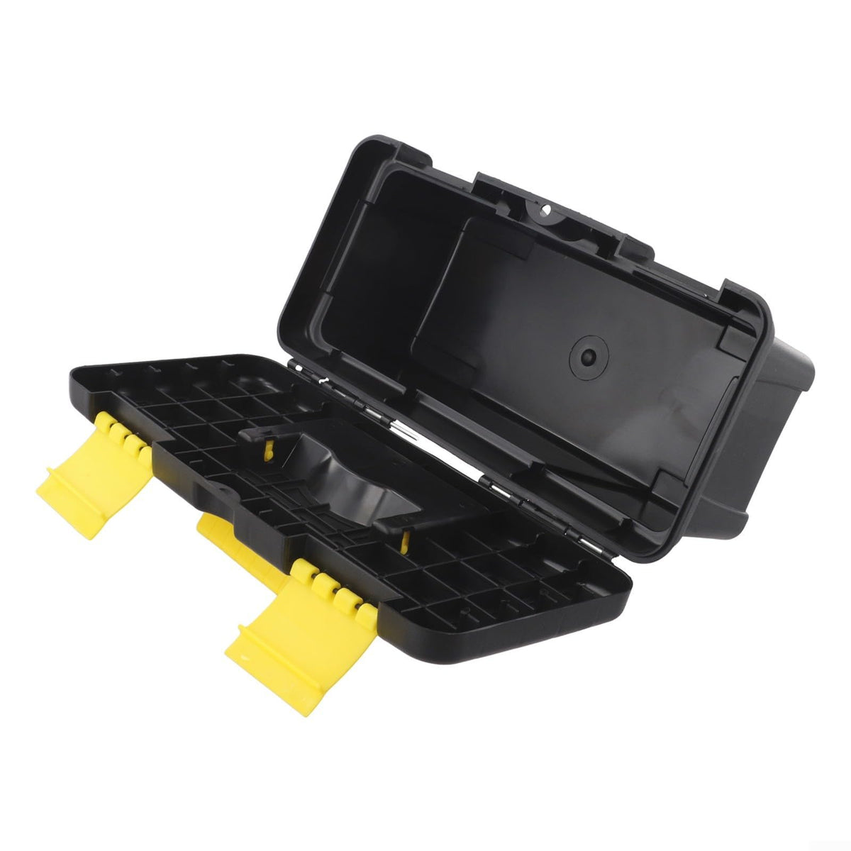 Black 10 Inch Plastic Tool Box J7065