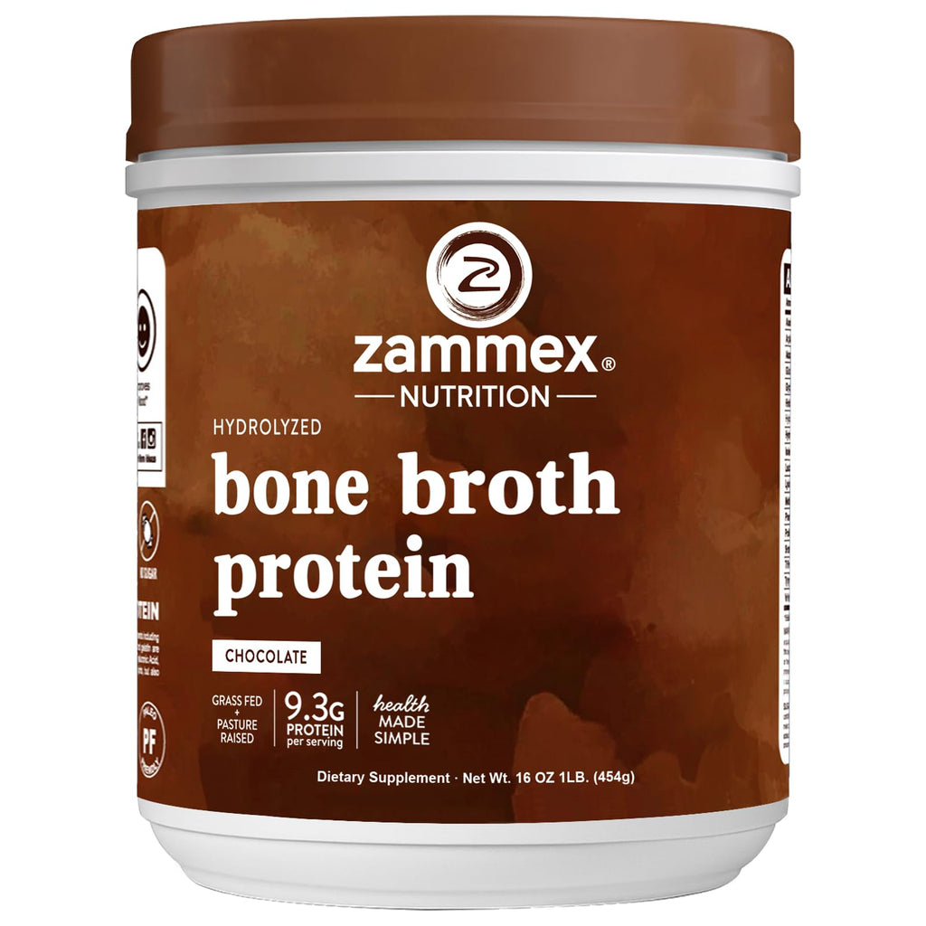 Bone Broth Protein Powder Hot Chocolate Cocoa J4578