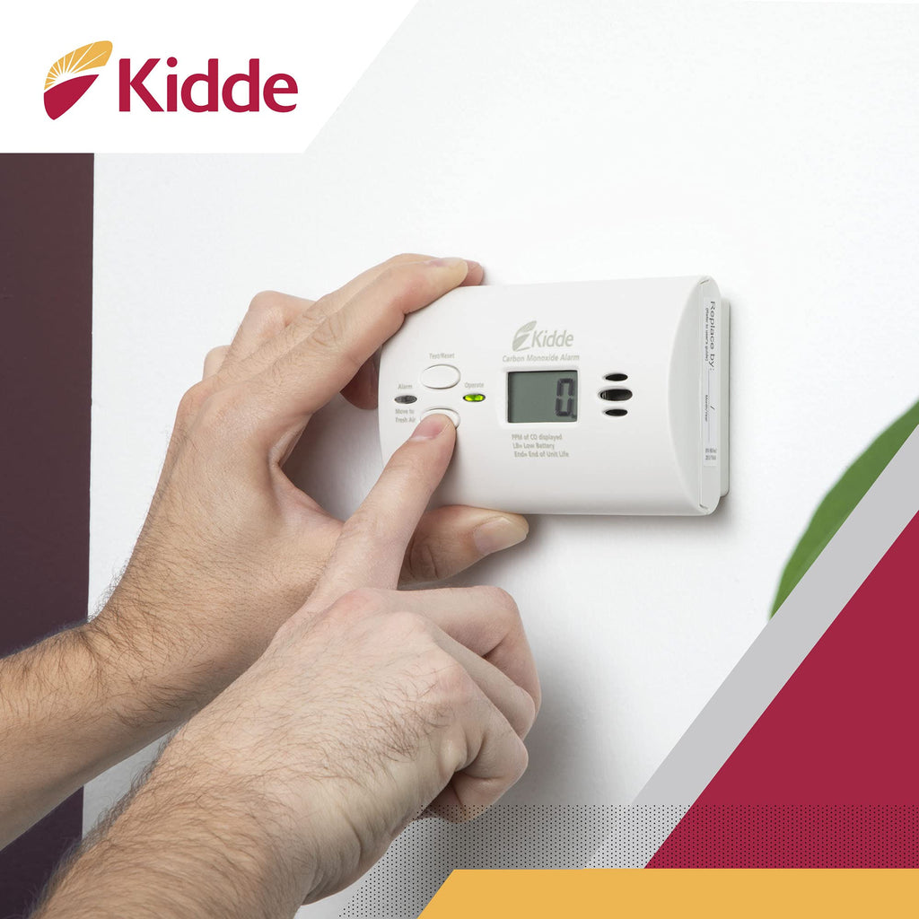 Carbon Monoxide Detector, AA Battery Powered CO Alarm R6204