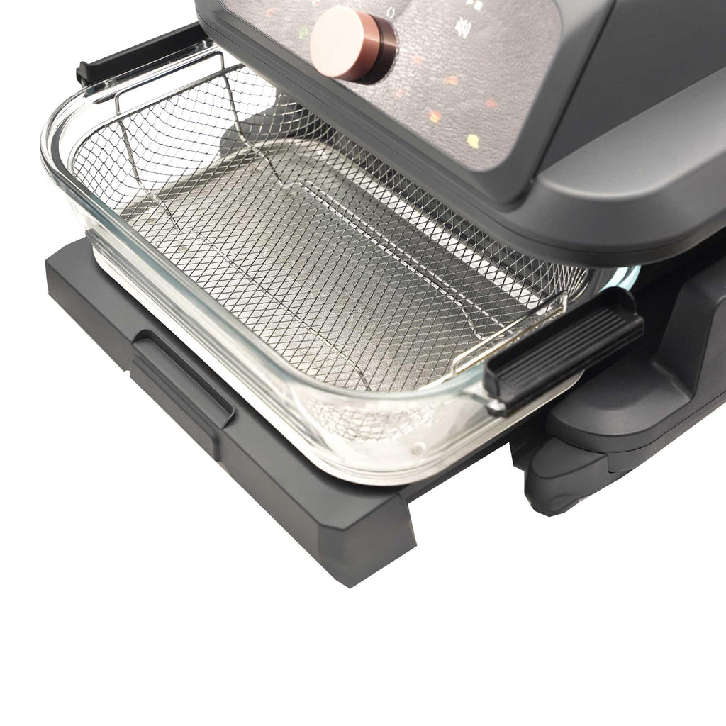 6-Quart Glass Air Fryer with Touch Screen & Drawer Q220115