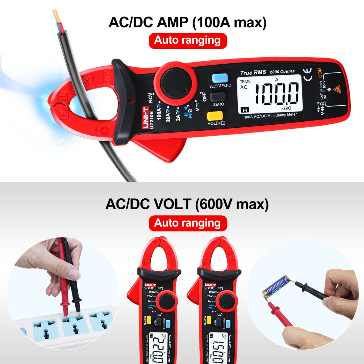 Digital Clamp Meter Multimeter L259736