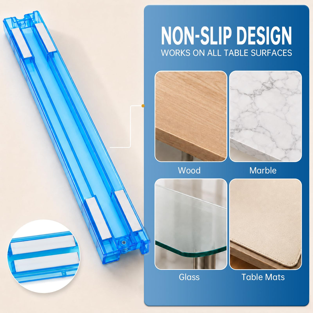 Acrylic Mahjong Racks with Pusher, Set of 4 Q579165