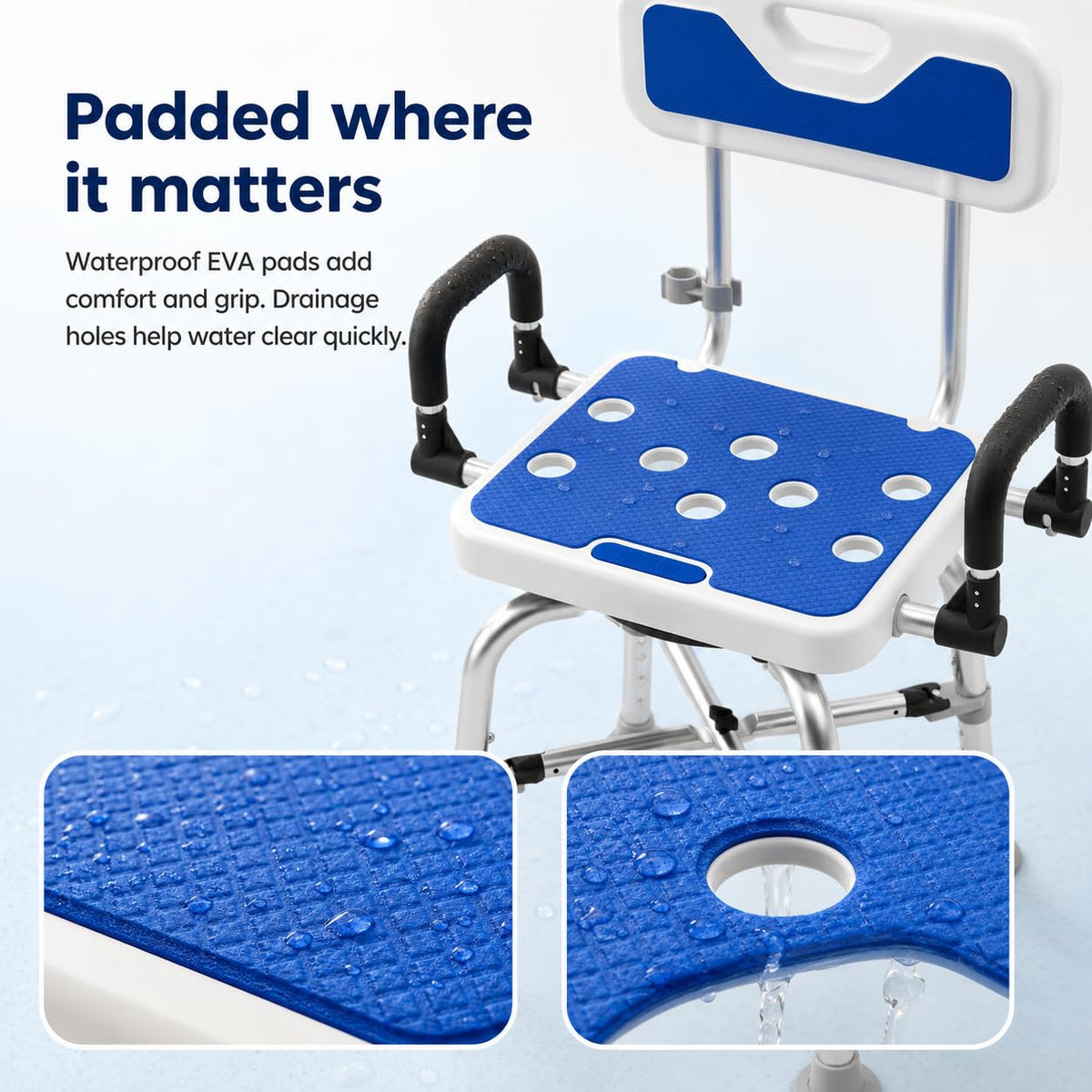 Heavy Duty Swivel Shower Chair M502340