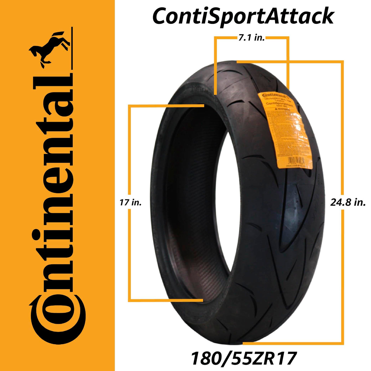 180/55ZR17 Sport Motorcycle Tire O2774