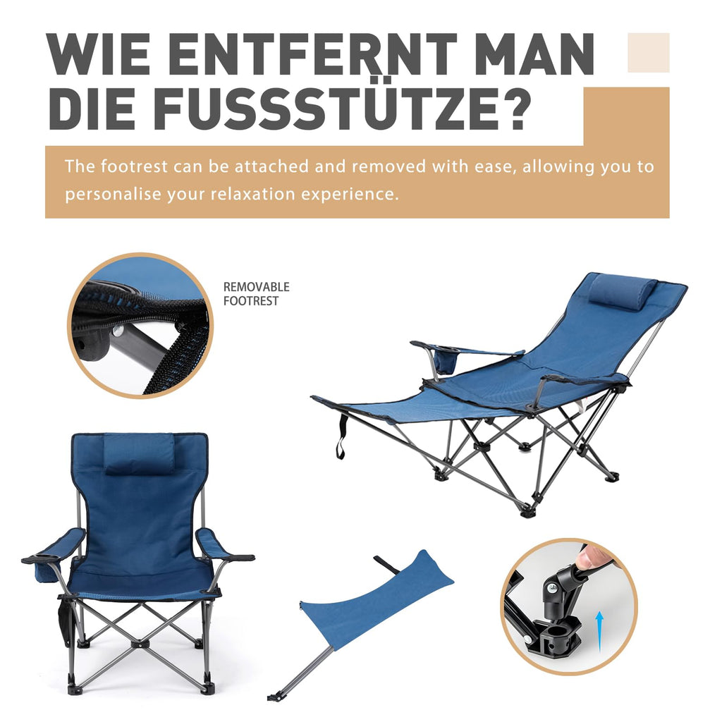 Zero Gravity Reclining Folding Chair with Footrest Cup Holder R9739