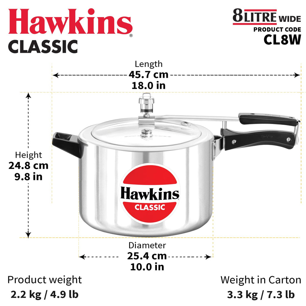 8 Litre Aluminium Pressure Cooker Z94750
