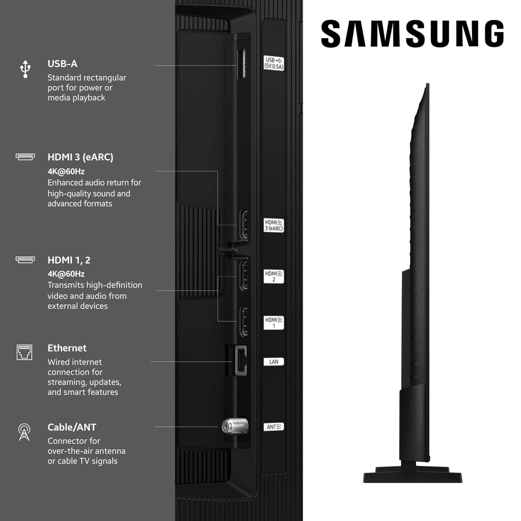 43 Inch QLED 4K Smart TV with 2.0 Channel Photo Frame Speaker K4997