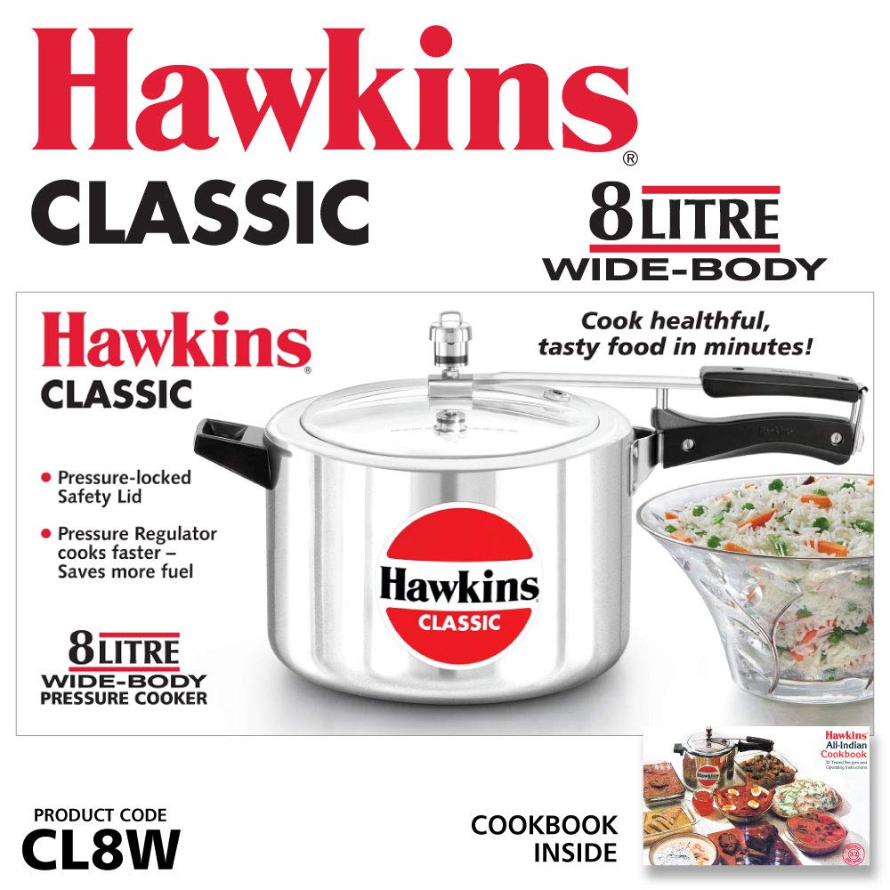 8 Litre Aluminium Pressure Cooker Z94750