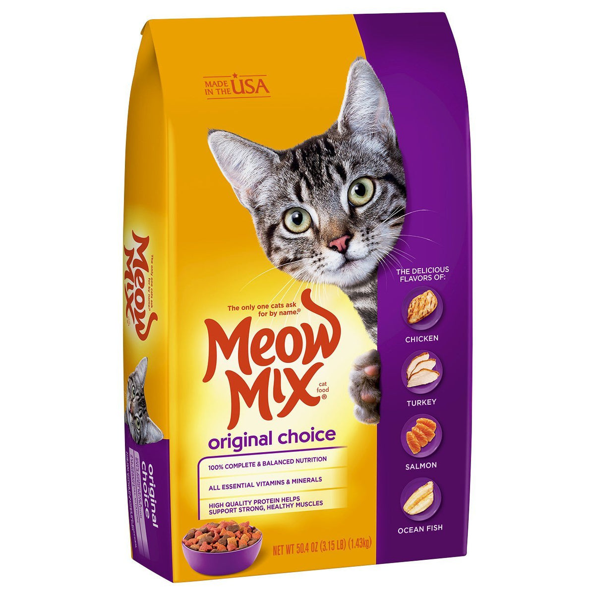 Original Dry Cat Food 3.15 Lb Pack Of 3 C8425