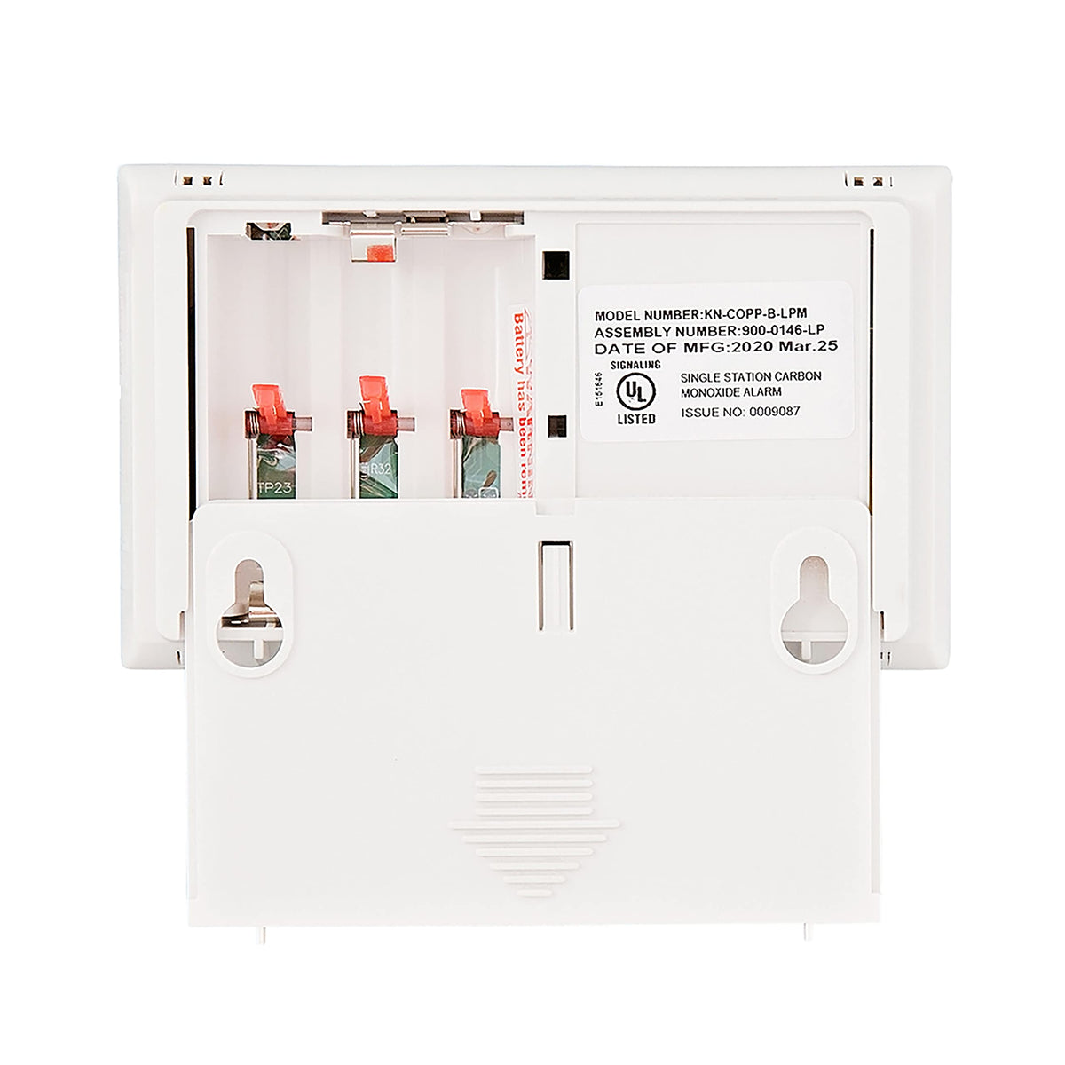 Carbon Monoxide Detector, AA Battery Powered CO Alarm R6204