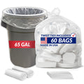 65 Gallon Heavy Duty Trash Bags B78655