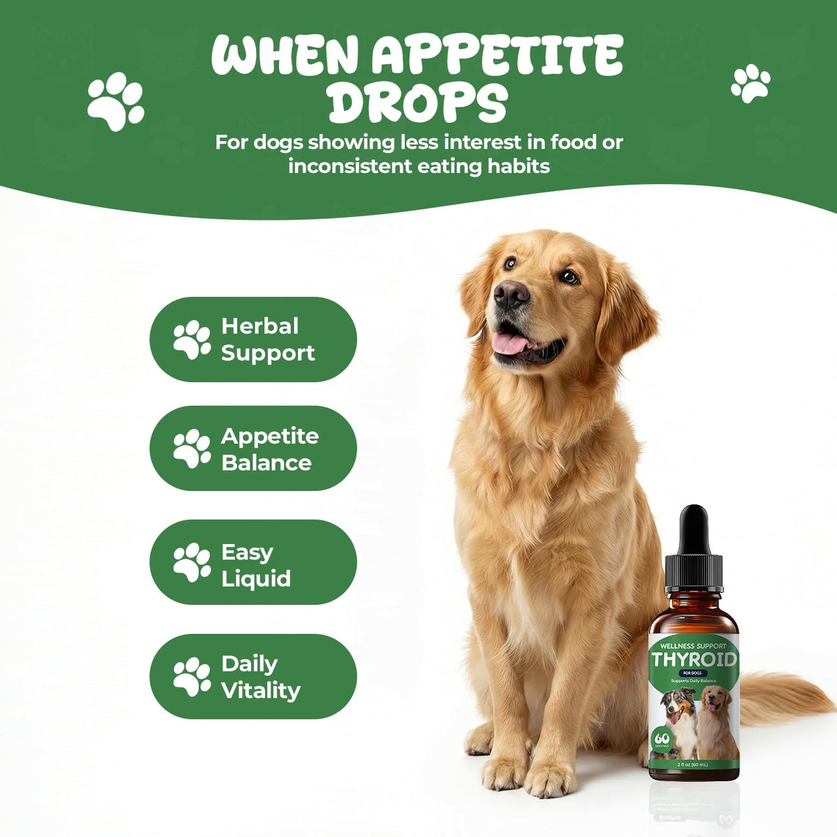 Thyroid Support Drops for Dogs V86068