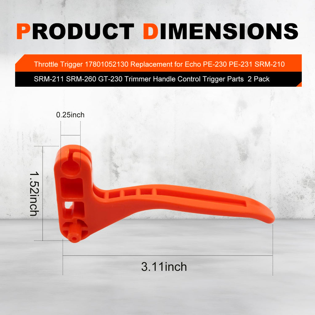 Throttle Trigger Replacement Trimmer Handle Control Parts 2 Pack L544585