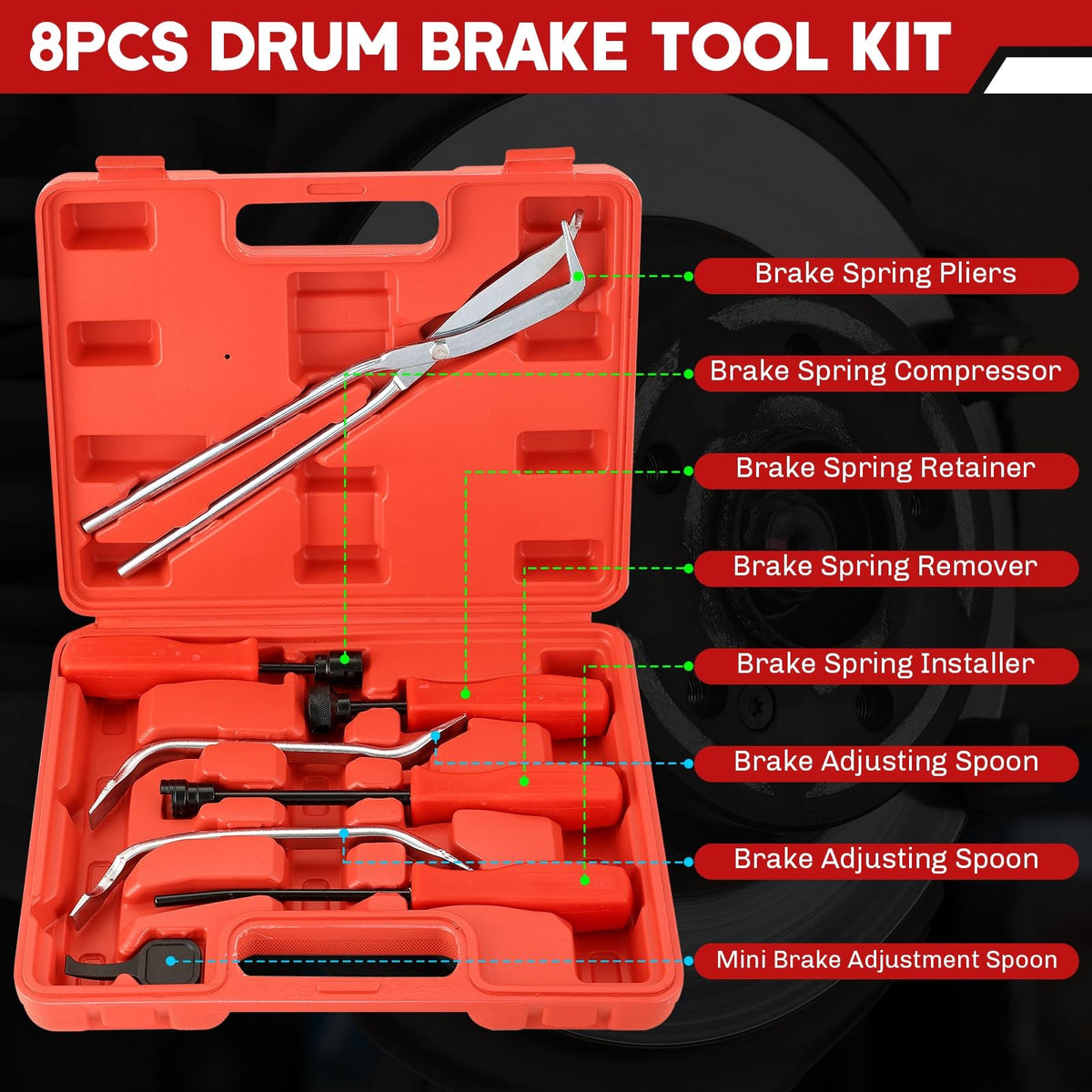Drum Brake Tool Kit E386729