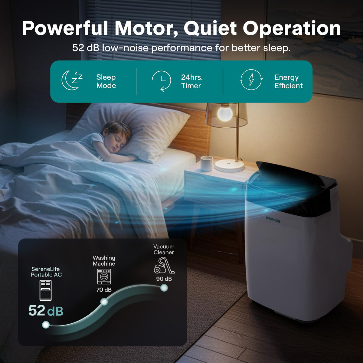 Portable Air Conditioner 8000 BTU 3-in-1 with Window Kit and Remote X7155
